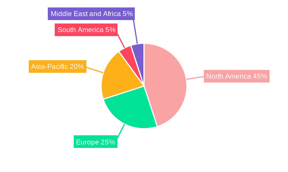Terminal Tractors Market Market Share by Region - Global Geographic Distribution