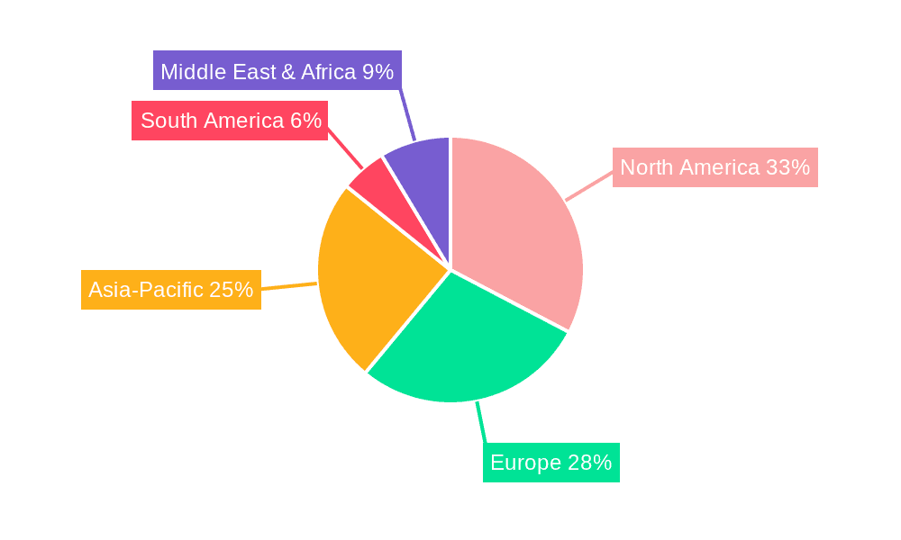 Thermal Conductive Polymer Materials market Market Share by Region - Global Geographic Distribution