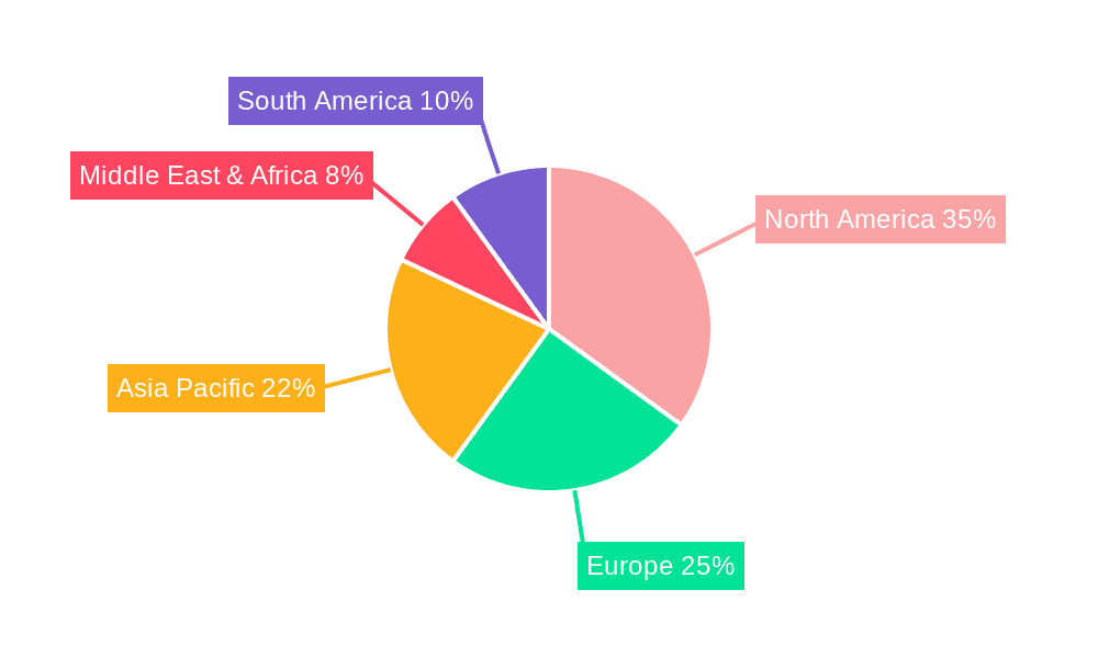 Thermoacoustic Stirling Cryocooler Market Share by Region - Global Geographic Distribution