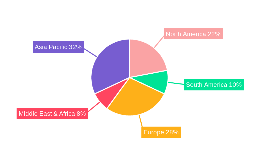 Tomato Seeds Market Share by Region - Global Geographic Distribution