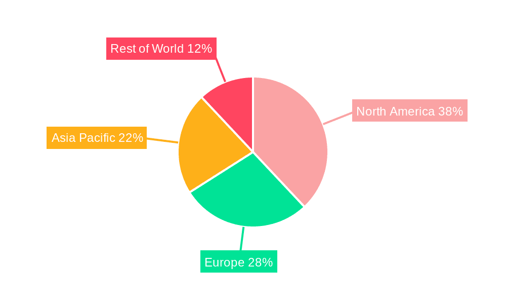 Transcriptome Sequencing Based on RNA-seq Market Share by Region - Global Geographic Distribution
