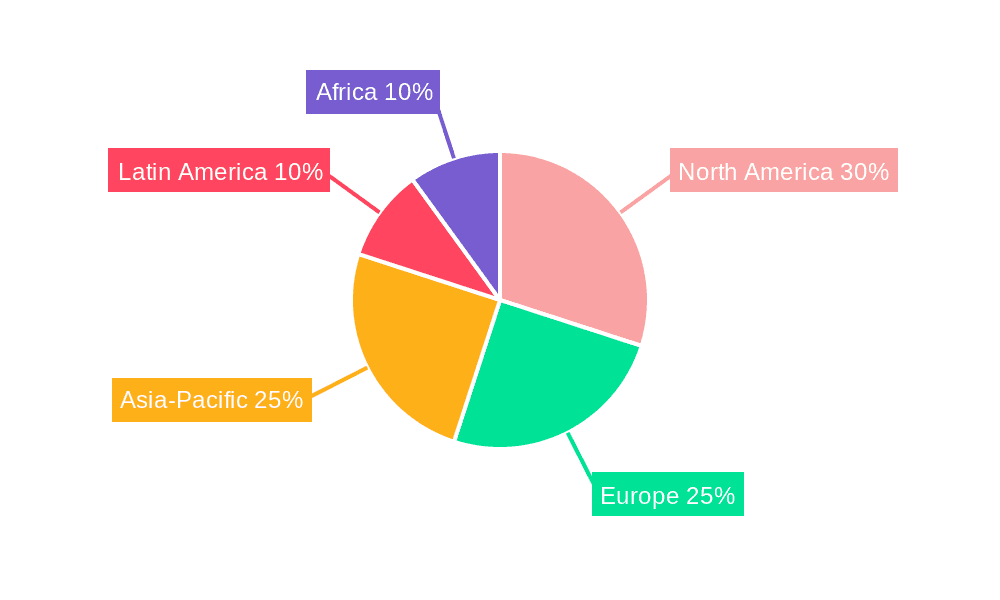 Transport Refrigeration Services Market Share by Region - Global Geographic Distribution