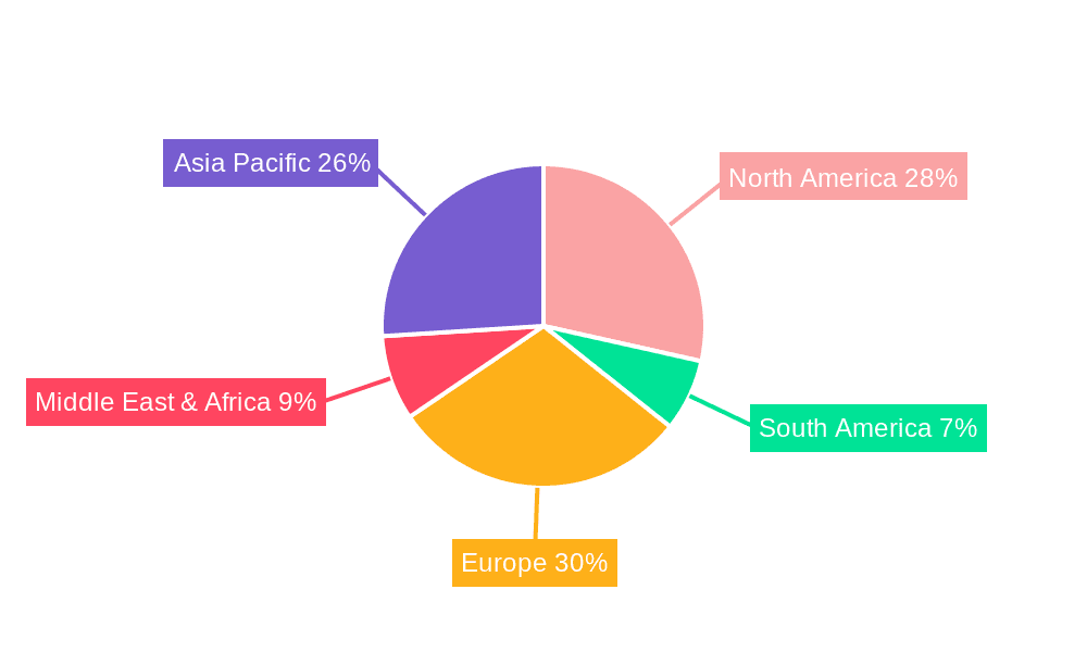 Truck and Trailer Refrigeration Unit Market Share by Region - Global Geographic Distribution