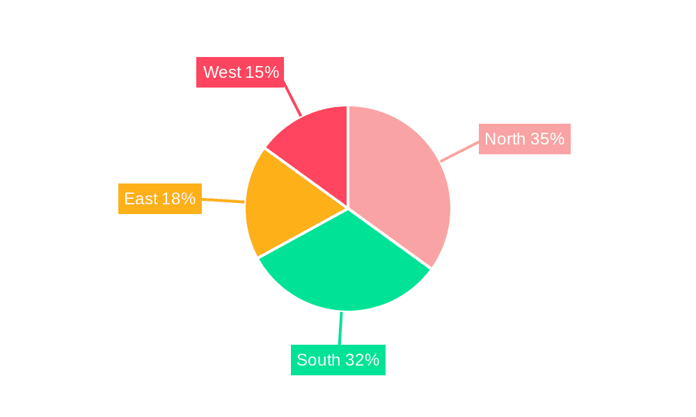 Two Wheeler Market Market Share by Region - Global Geographic Distribution