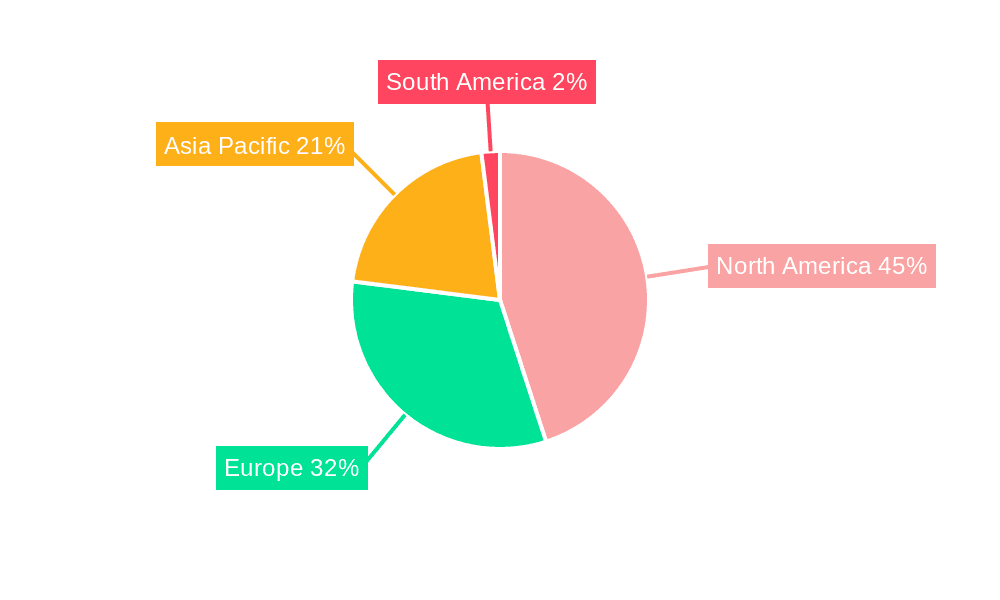 U.S. Air Filter Market Market Share by Region - Global Geographic Distribution