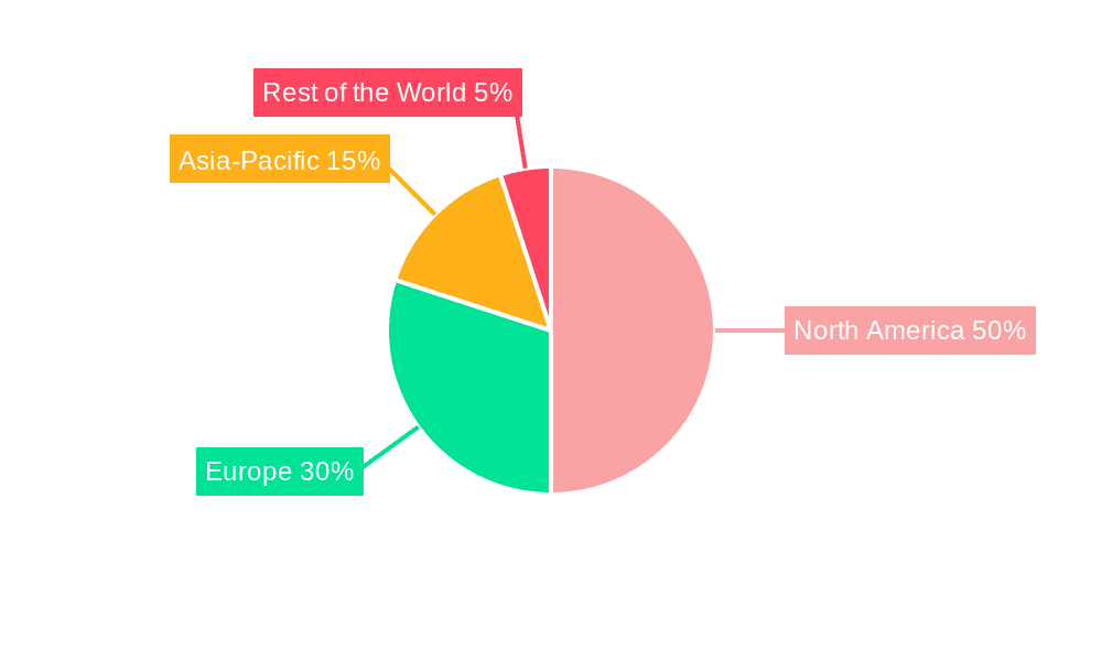 U.S. Blood Glucose Monitoring System Market Market Share by Region - Global Geographic Distribution