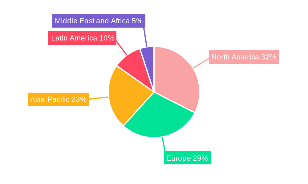 U.S. Carbon Steel Market Market Share by Region - Global Geographic Distribution