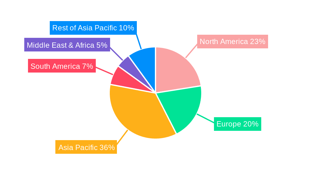 Ultra-High Thermal Conductivity Adhesive Market Share by Region - Global Geographic Distribution