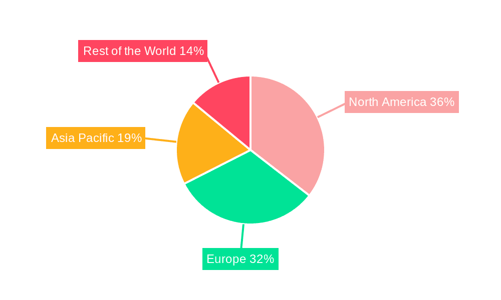 Umeclidinium Bromide Market Share by Region - Global Geographic Distribution