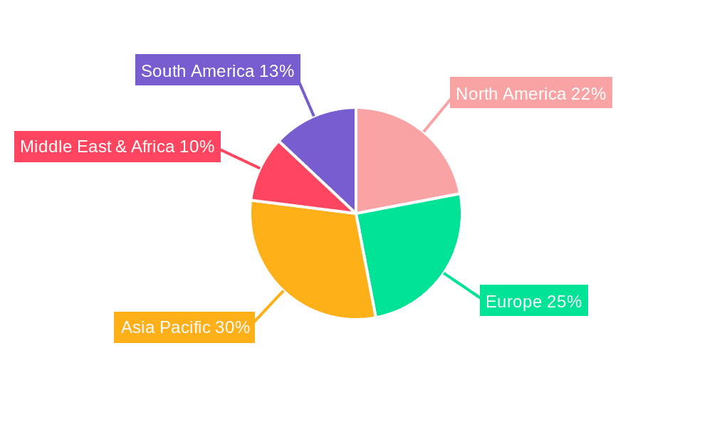 Underground Drilling Equipment Market Share by Region - Global Geographic Distribution