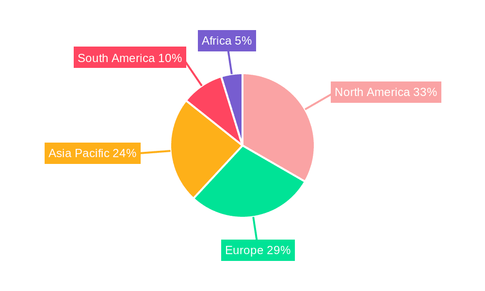 Underground Mining Diamond Drilling Market Market Share by Region - Global Geographic Distribution