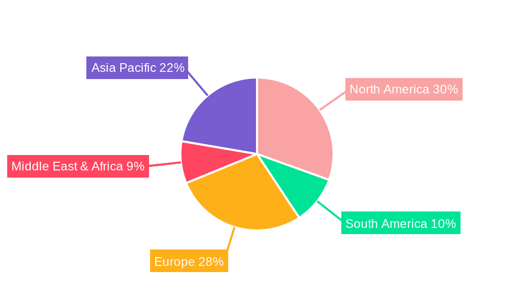 Upright Air Freshener Diffuser Market Share by Region - Global Geographic Distribution