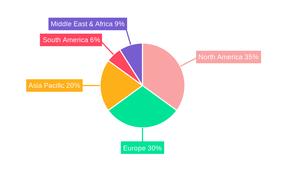 Vandetanib Tablets Market Share by Region - Global Geographic Distribution