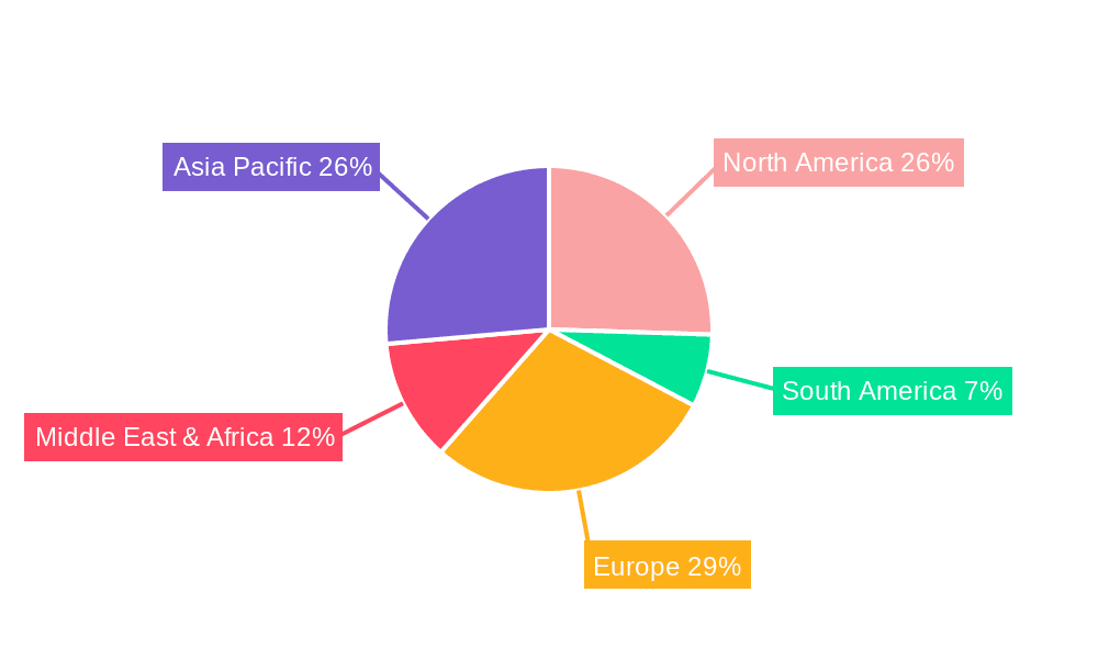 Vertical Farming and Plant Factory Market Share by Region - Global Geographic Distribution