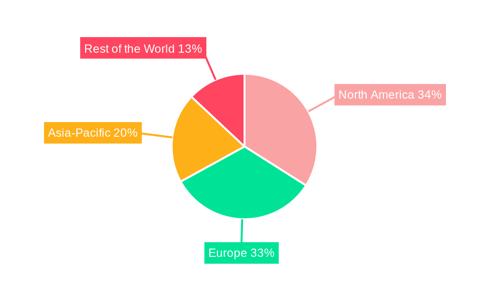 Wealth Management Platform Market Market Share by Region - Global Geographic Distribution
