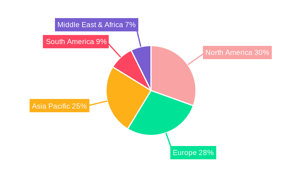 Wearable Bluetooth Speaker Market Share by Region - Global Geographic Distribution