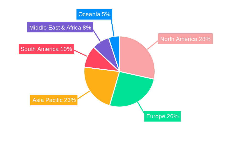 Wheeled Garbage Cans Market Share by Region - Global Geographic Distribution